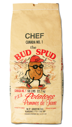 Bud the Spud PEI Russets Chef 50lbs